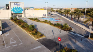 Nuevo acceso al Centro Comercial L'Aljub realizado por Avante Construcción